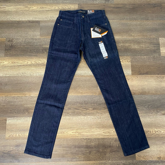 5.11 Tactical Other - 5.11 Tactical Jeans Men’s 28x34 Dark Blue Slim Fit Defender Flex Jean 8 Pockets